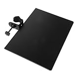 Compact et portable : sa petite taille est idéale pour économiser de l'espace dans les petites salles de travail de streaming en direct ou pour le streaming mobile, et il est facile à transporter, pince de support de microphone vocal, plateau pour support de microphone