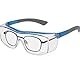 SOLID. Schutzbrille für Brillenträger | Überbrille passend für deine Brille mit integriertem Seitenschutz | Arbeitsschutzbrille mit klaren, beschlagfreien, kratzfesten & UV-schützenden Gläsern