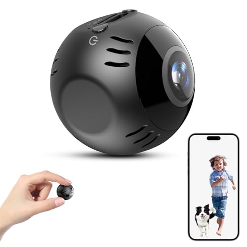 Orifesio Mini Spy Hidden Camera, Magnetic Wireless WiFi Home Security Camera 4K HD, Indoor Secret Camera with Night Vision, Motion Detection, Cloud & SD Card Storage