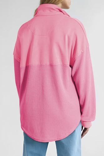 Image of SHEWIN Women Fall Sweatshirt Casual Half Zip Pullover Fall Top 2026 Clothes