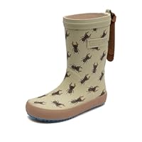 Bisgaard Unisex Fashion Rain Boot, Brown Beetles, 27 EU