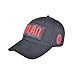 Ac Milan Unisex 143523 Milan Baseball Cap, Black, One Size, Black, One Size
