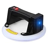 SONEE Electric Suction Cup, 8'-600 lbs Max Load Vacuum Suction Lifter, Digital Display, Auto Start Pump, Detachable Battery, Suction Cup Tool for Glass, Granite, Tile, Metal, Windshield (Black)