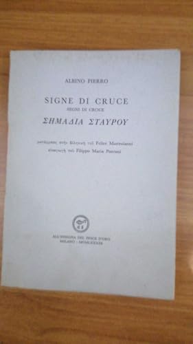  Signe di cruce. (Segni di croce)