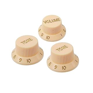 Guitare Volume Bouton Bouton de commande Bouton de potentiomètre Accessoires pour instrument de guitare Jaune 3 Pcs… - Les Beatles, Paul McCartney, John Lennon, RIngo Starr, George Harrison