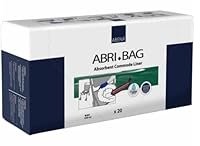 Algopix Similar Product 2 - Abena Abri-Bag Commode Liner, Pack of 20
