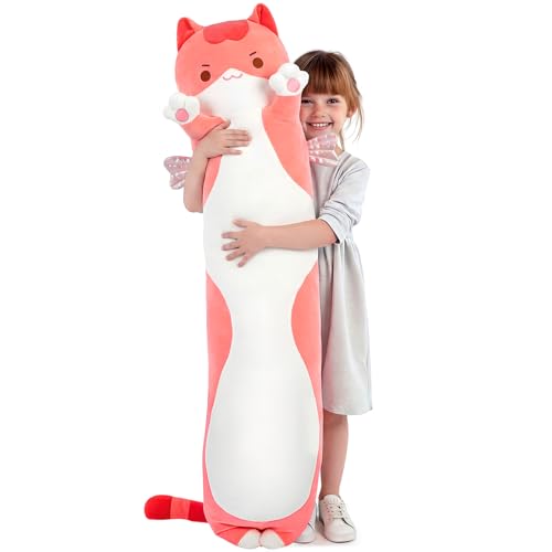 Mewaii Long Cat Plush 5 Sizes, 120% Extra Filling Giant...