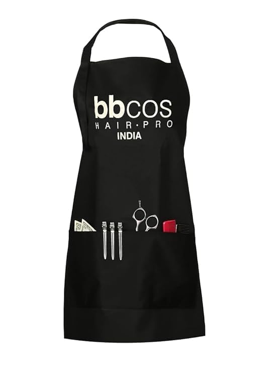 Bbcos Hair Pro India Cutting Cape and Apron Set with Tint Bowl, Black