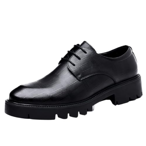 Premium Leather Lace Up Oxford Shoes for Men Comfortable Office Casual Shoes
