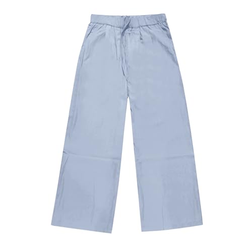 Men's Lightweight Casual Pants Summer Comfortable Loose Fit Trousers with Elastic Waist for Daily Wear Outdoor2
