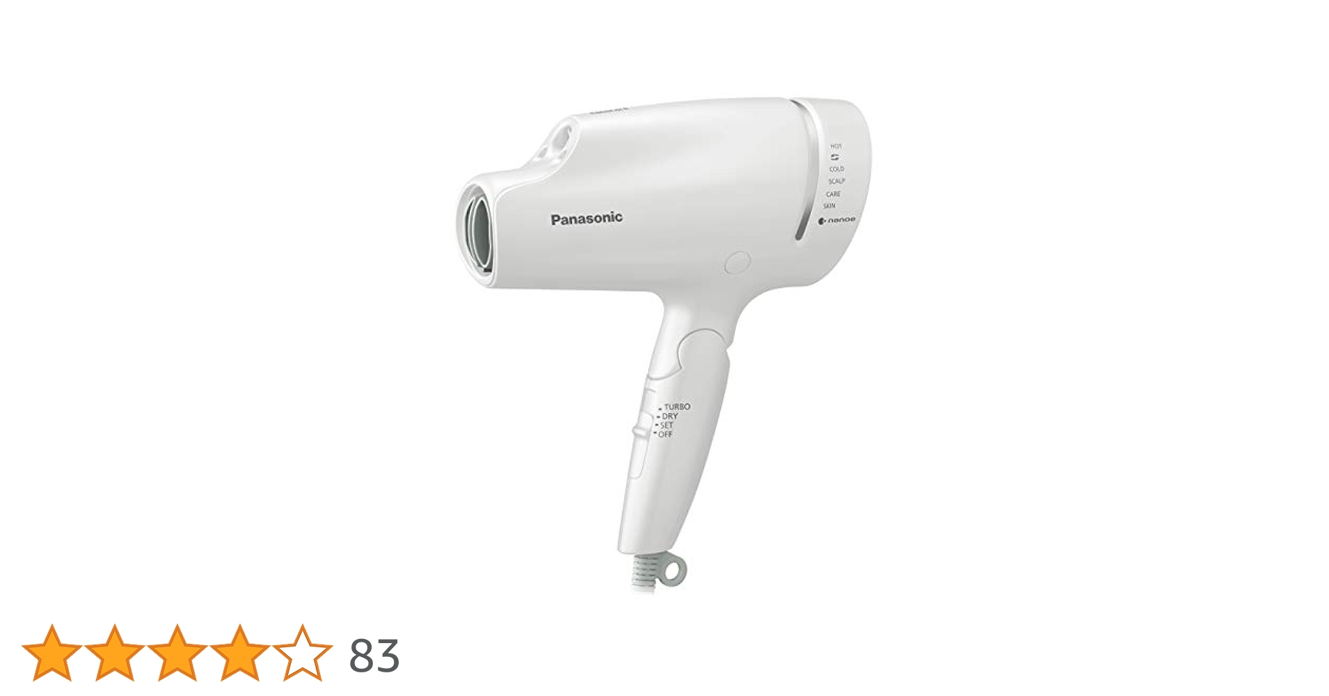 Amazon | パナソニック ヘアドライヤー ナノケア 白 EH-CNA9B-W