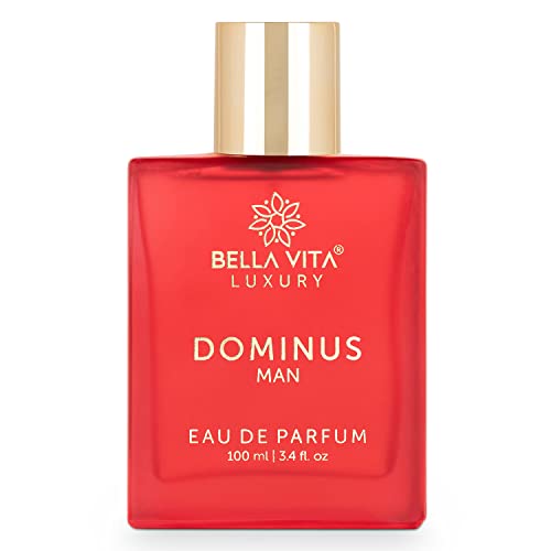 Bella Vita Luxury DOMINUS MAN Eau De Parfum Perfume with Agarwood, Sandalwood,Vanilla Cedar|Woody Spicy EDP Long Lasting Fragrance Scent for Men 100Ml
