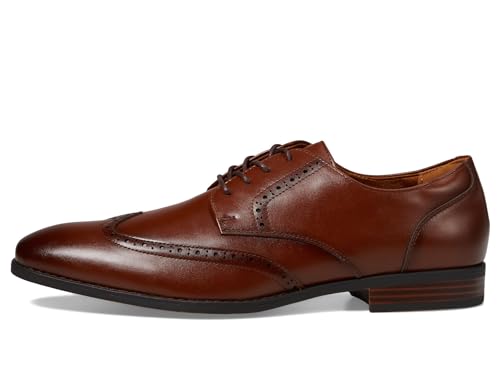 Stacy Adams Men's Lancaster Wingtip Oxford, Cognac, 9.54