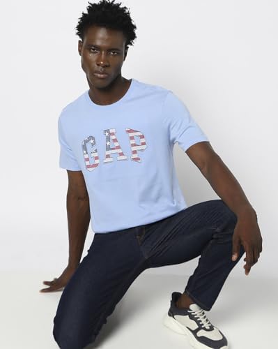Image of Gap Men Slim Fit Short Sleeves Crew Neck T-Shirt