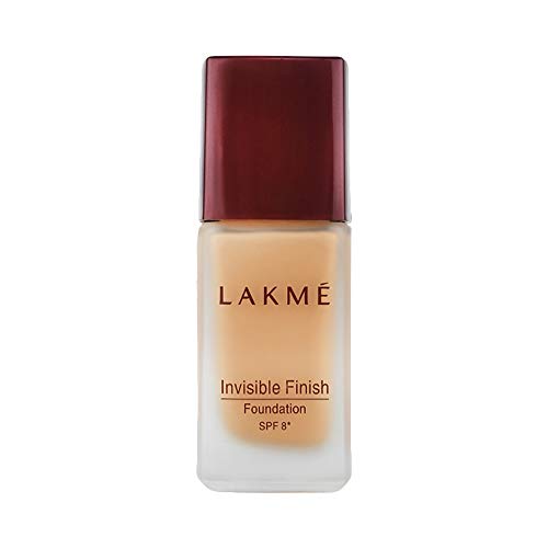 Image of LAKME Rose Face Powder, Natural & Matte For Oily Skin, Soft Pink, 40g & Invisible Finish SPF 8 Foundation, Shade 05, Lightweight, Water Based, Liquid Foundation For Natural Glow, 25ml