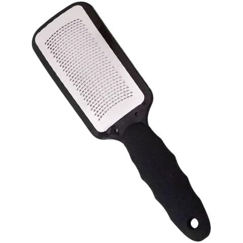 Hard Skin Remover Foot Files, Foot Scraper Hard Skin Remover, Stainless Steel Foot Callus Remover Foot Grater for Dead Skin, Hard Skin, Tough Skin, Pedicure, Professional Salon Home Use (Black) Cover