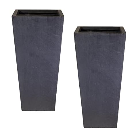 IDEALIST Set of 2 Dark Grey Planters Cover