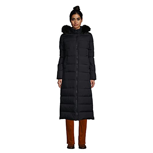Lands' End Womens Maxi Down Coat Black Regular Large Lands' End Womens Maxi Down Coat Black Regular Large