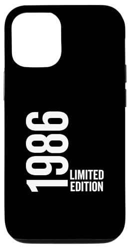 Carcasa para iPhone 12/12 Pro Nacido en 1986 Edición Limitada Funny Age Cumpleaños
