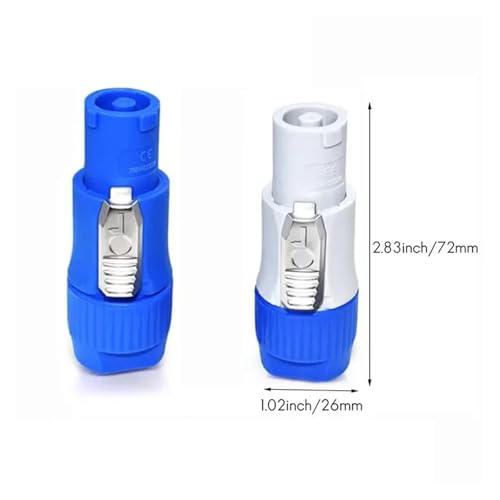 Enchufe NAC3FCA de 20A con Sistema de Bloqueo Rápido Antidesconexión Pack de 10 Conectores 2