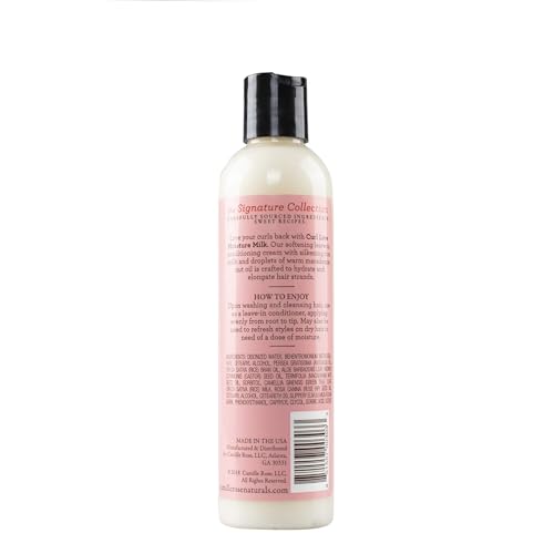 Camille Rose Curl Love Moisture Milk, Leave-In Conditioning Cream for Curls and Coils, Nourish and Strengthen, Macadamia Nut & Vanilla, 240 ml (Pack of 1)