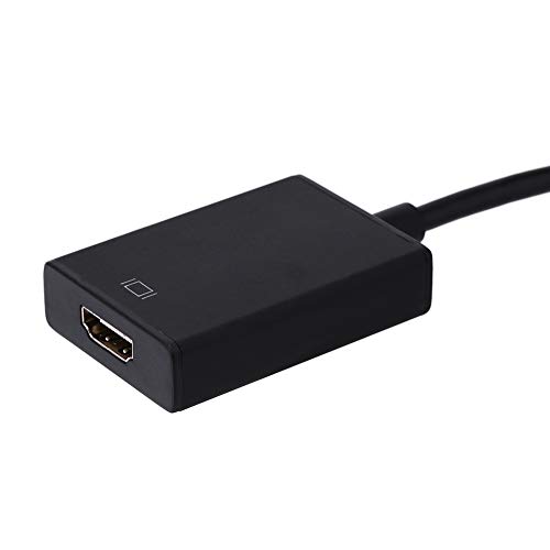 Adaptador VGA para HDMI, transformador VGA para HDMI de tamanho pequeno, para computador PC