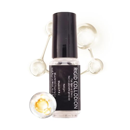 Body Paint – 2 pulgadas Liquid Beauty | Collodion Rigid Makeup – Pintura artística de 5 ml Hållbar och exactamente anxiktscosplay Halloween sólido fotón, para efecto långvariga