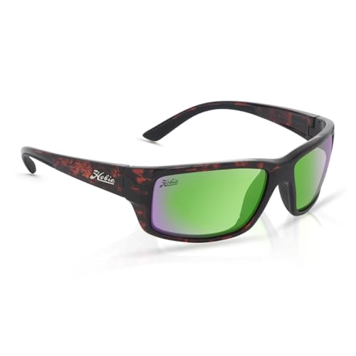 Image of Hobie Snook Men's Polarized Wrap Sport Sunglasses - Large Fit, Full-Coverage, Floatable Frames, Multiple Lens Options