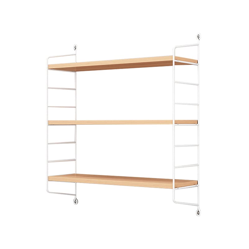 3段木製 壁掛け棚 高さ調整可能 3段木製 壁掛け棚 高さ調整可能