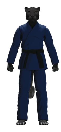 Icon Heroes Zoo Jitsu Fighters: Paulo The Panther (Navy Gi) 6-Inch Action Figure