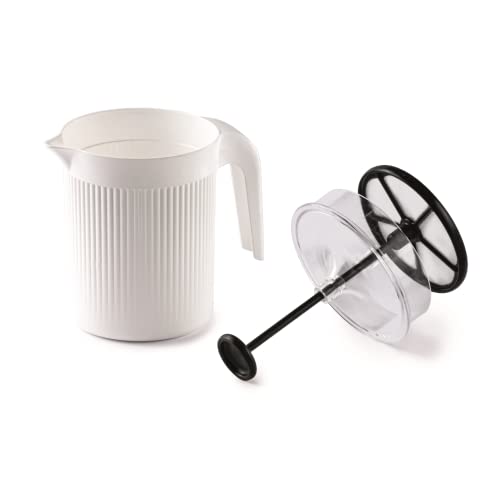 Snips Cremix Manual Milk Frother 0.5 L, Handheld Milk Frother Jug for Cappuccino & Latte, Microwave Safe - Image 3