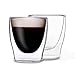 Duos 2 x 80 ml szklanki do espresso, szklanki termiczne – zestaw z efektem unoszenia, nadają się również do herbaty tureckiej, DUOS by Feelino ..