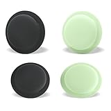 4Pcs Remote Self-Adhesive Silicone Case, Luminous Convenient Find Quickly Anti-Loss Holder Suitable for Luggage Laptop Car Bike Wallet TV Remote Drone Camera Golf Rangefinder
