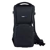 ZZQ&CCF Telephoto Lens Camera Backpack for Canon RF 200-800/100-500, Lens Case Bag for Nikon Z 180-600, Camera Pouch Compatible with Sony FE 200-600/FE 400-800/300—Black