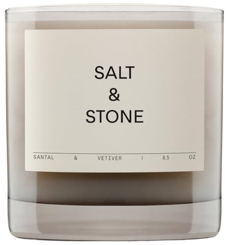 SALT & STONE Scented Candle for Women & Men | Hand-Poured, Aromat...