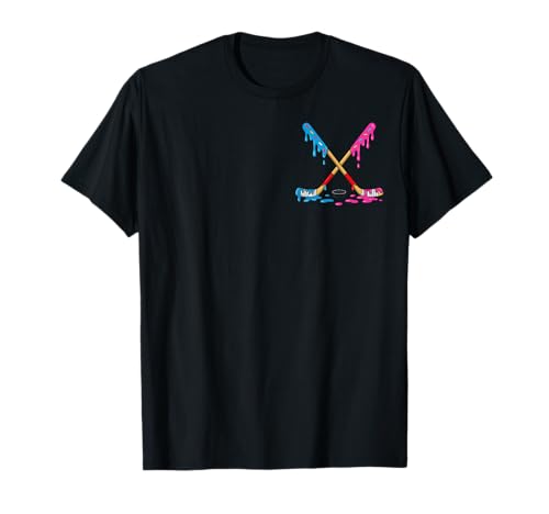 Hockey Ice Cream Drip T-Shirt