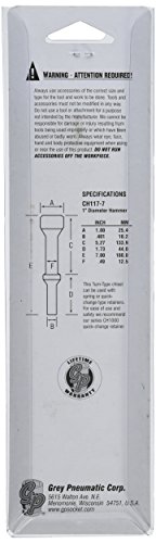 Grey Pneumatic (CH117-7) 7" Length 1" Diameter Hammer