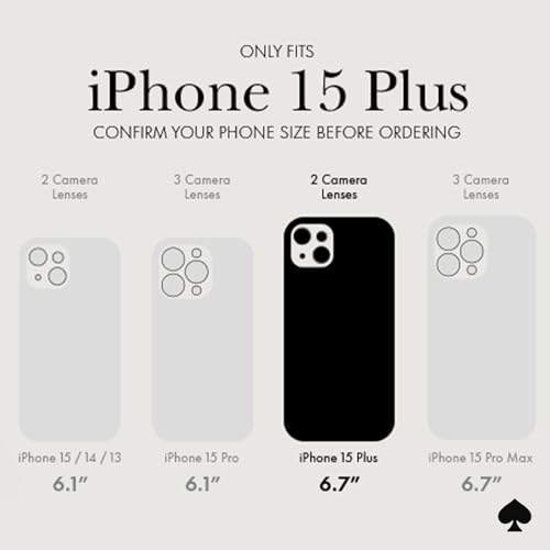 Coque Kate Spade iPhone 15 Plus MagSafe Daisy Chain irisée