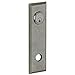 Entry Rosettes Distressed Antique Nickel
