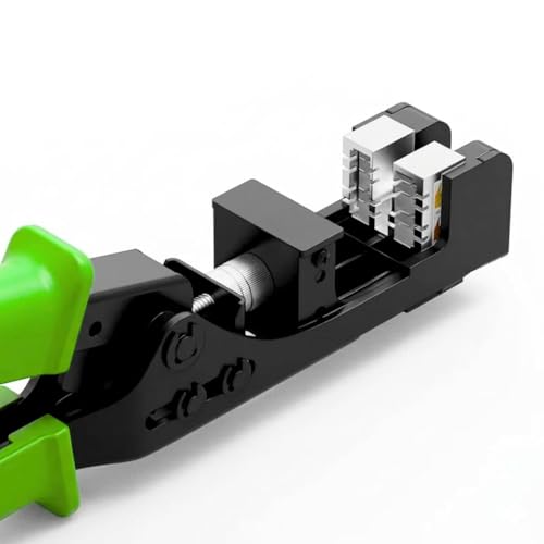 Image of RJ45 Keystone Jack Punch Down Tool 180 One-Hand Speed Termination Tool for AMP 110 Series 8P8C Jacks, for CAT5 CAT5e CAT6 CAT6A Ethernet Cable, Network Installation Tool for Patch Panels Wall Plates