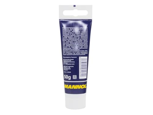 Image of MANNOL 9896 Kuferpaste | High Temperature Copper Paste | Bolts | Nuts | Brake cylinders | Spark Plugs | wiring | Pipes | Bushings Drill Hoses | Imported From Germany(50g)