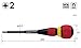VESSEL BALL GRIP Ratchet Screwdriver (+2x100(4