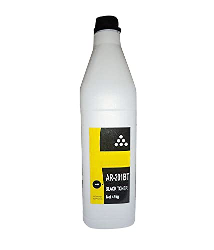 Top Print AR-201BT Toner Powder Bottle for use in Sharp AR202ST / 163 / 201 / 205 / 206 PHOTOCOPIER Pack of 1