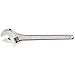 Klein Tools 500-24 Adjustable Wrench, Forged Drive Wrench with High Polish Chrome Finish and Contoured Handle, 24-Inch