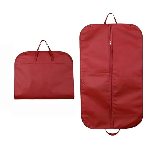 Premium Non-Woven Garment Bags for Suits Dresses - Travel Closet Organizer with Carry Handles - Durable Hanging Clothes