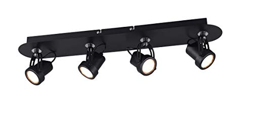 Preisvergleich Produktbild Trio Leuchten Strahler Goa 800600432, Metall Schwarz matt, exkl. 4x GU10