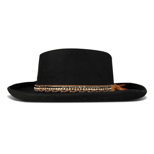 Image of Lucky Brand Womens Ranger Hat | Wide Brim | Felt | Rancher | Americana | Western Inspired | Classic | Fashion | Cowboy