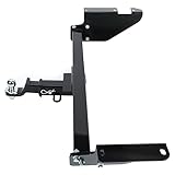 ALMULOO 2 Inch Receiver Class 3 Trailer Hitch Compatible with 2011-2016 Chrysler Town & Country, All Styles|2011-2020 Dodge Grand Caravan, All Styles| 2012-2015 RAM C/V, Tradesman Powder Coated Steel