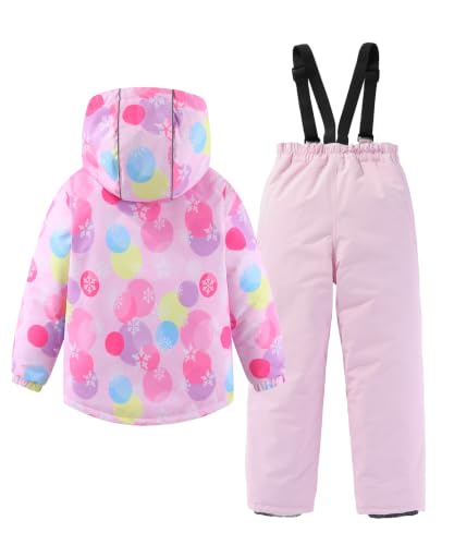 Image of Hiheart Boys Girls Winter Ski Jacket & Pants Set 2-Piece Snowsuit