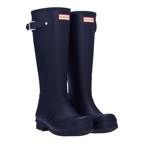 HUNTER Herren Gummistiefel Navy/weiß/schwarz/rot 45,5